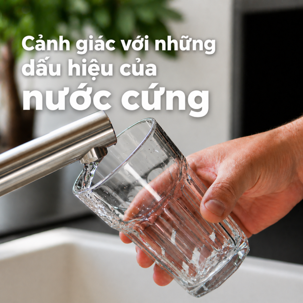 Cảnh giác với những dấu hiệu của nước cứng