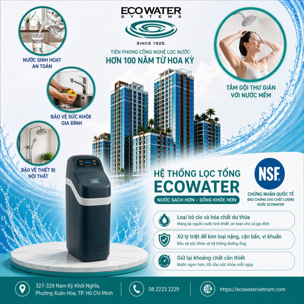 công nghệ lọc nước thông minh